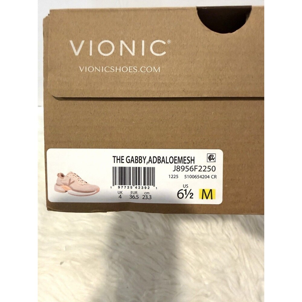 Vionic The Gabby Performance Walking Sneaker - Women’s 6.5 -Adobe Aloe - NIB - Picture 14 of 15